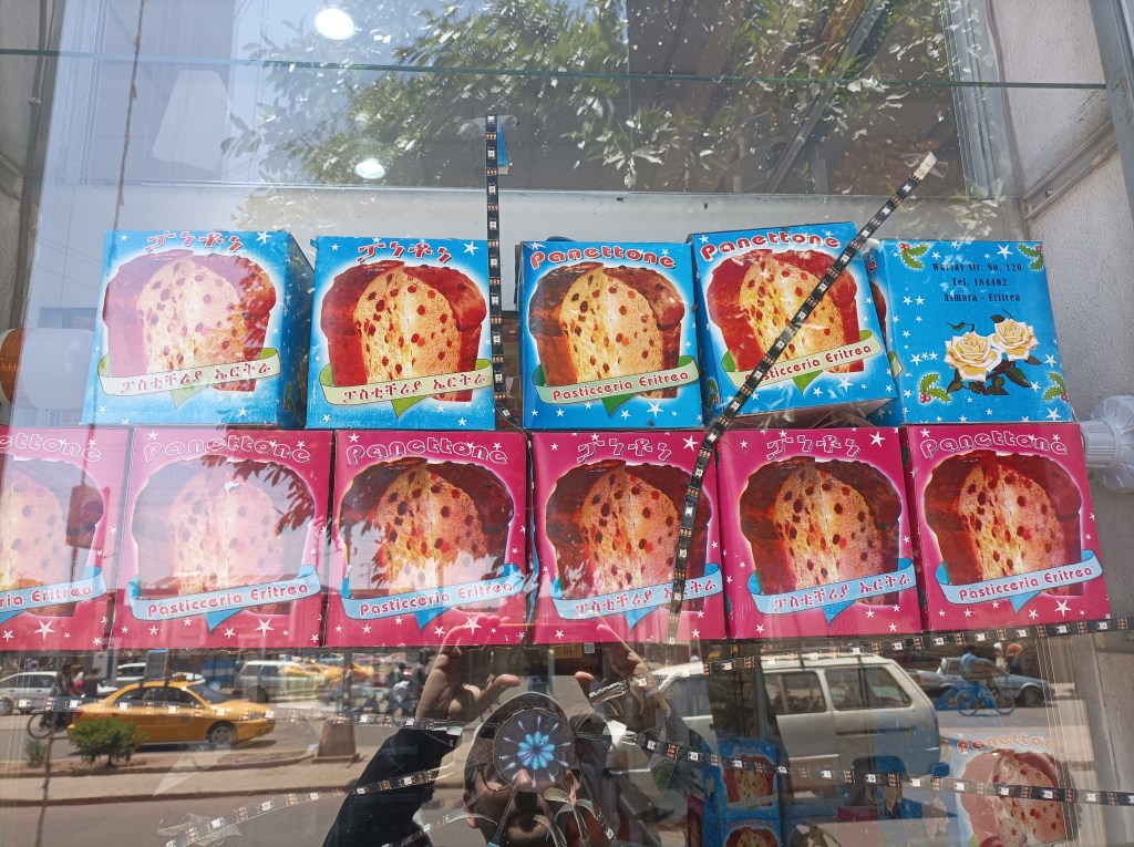 Eritrejski panettone se svugdje nudi za uskrs.